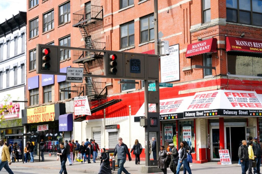 People walking in NYC.